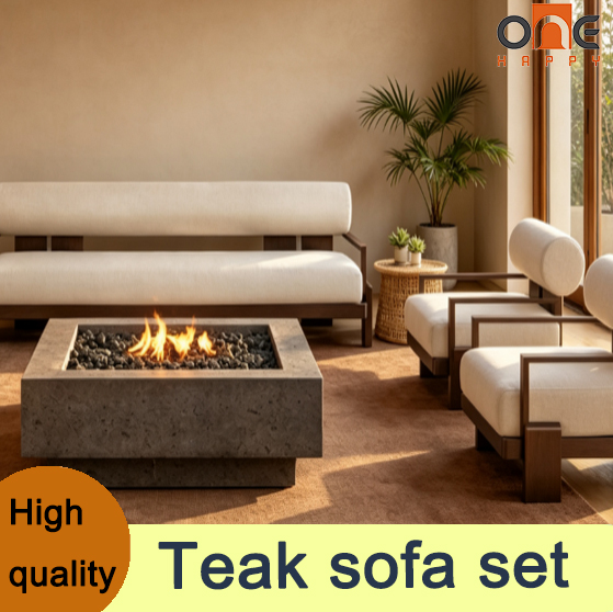 Outdoor Daybed Sofa - Set Sofa Luar Ruangan Aluminium Hitam