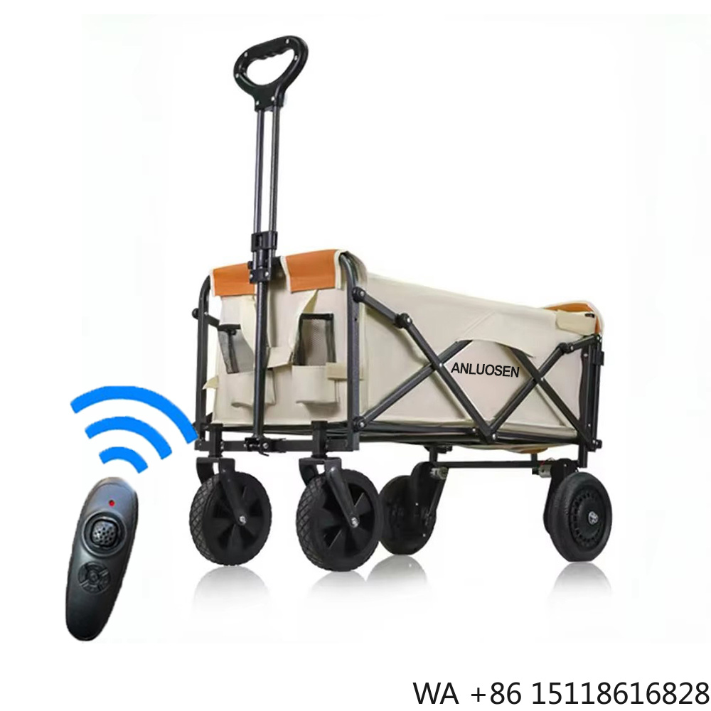 Outdoor Furniture Table - Gerobak Camping Listrik Lipat 2000mAh Bertenaga