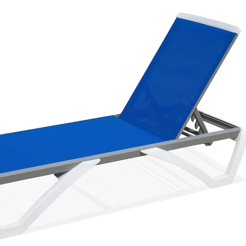 Deck Chair Lounger - Kursi Santai Aluminium Modern yang Dapat