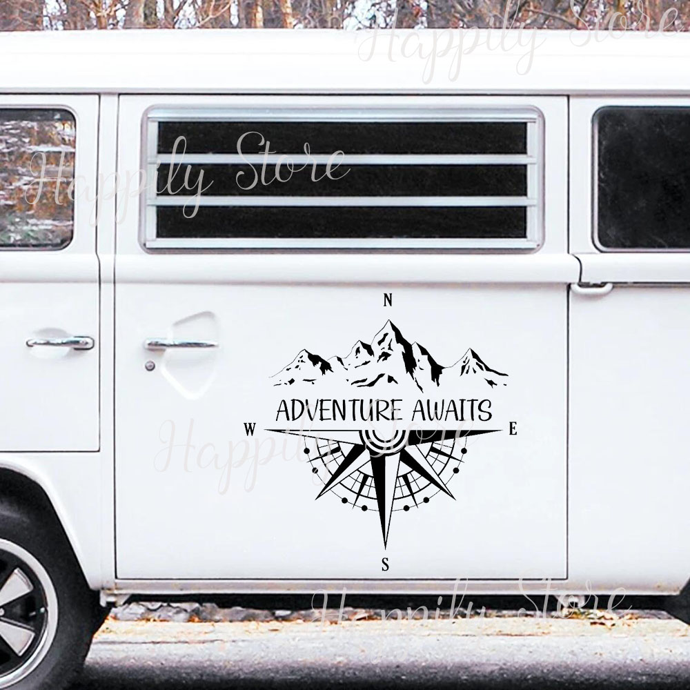 Stiker Campervan Petualangan M - Outdoor Furniture Ideas ulasan dan harga