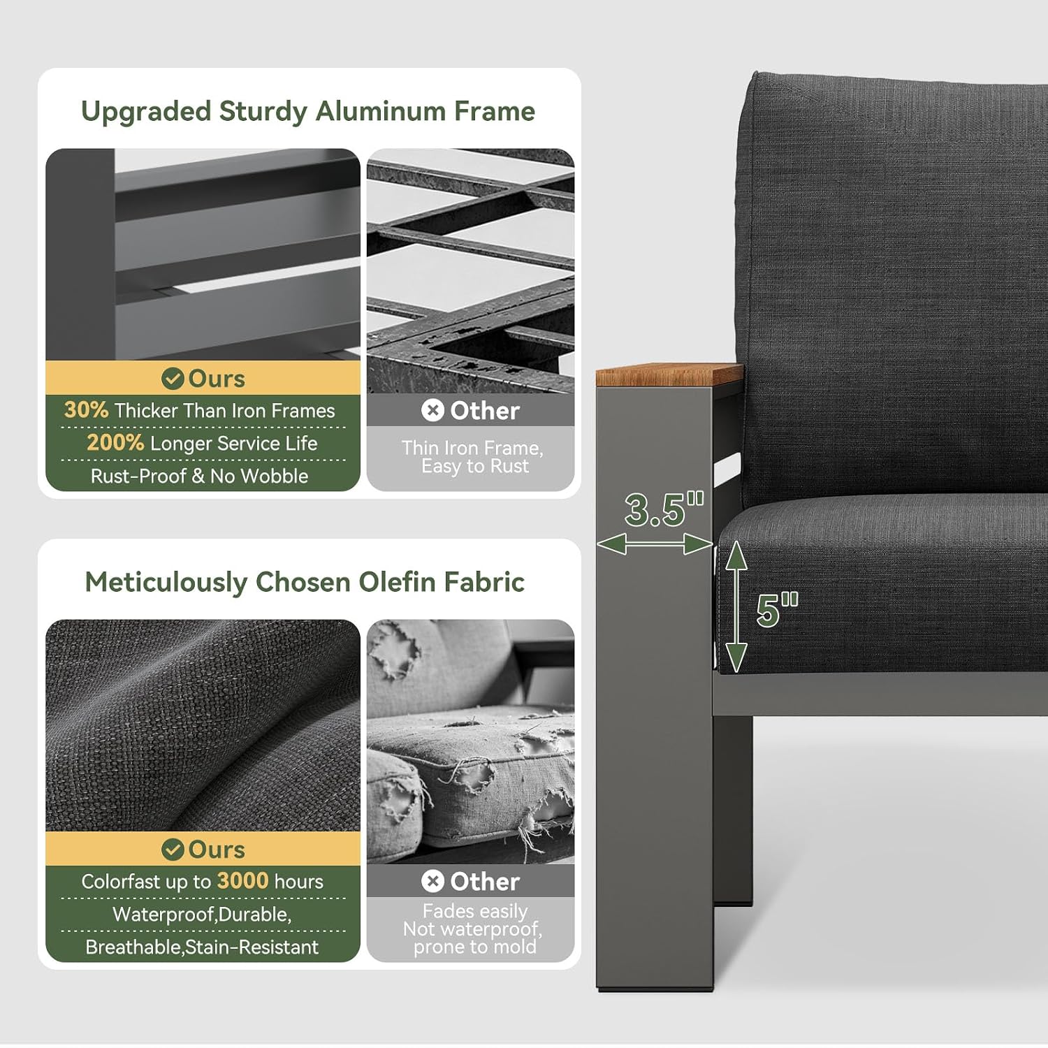 Set Furnitur Teras, Furnitur L - Outdoor Furniture Ideas ulasan dan harga