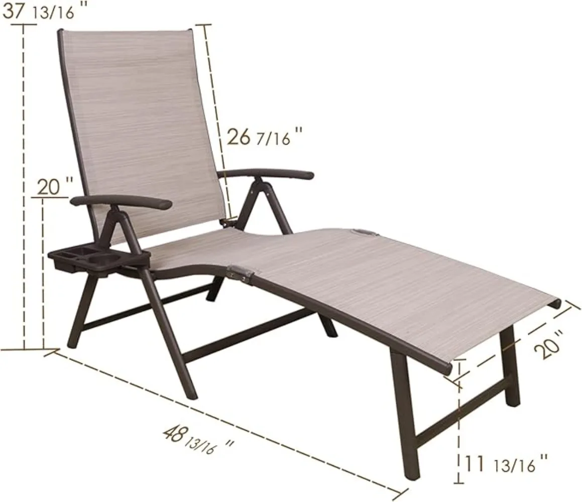 Kursi Santai Berbahan Aluminiu - Deck Chair Lounger ulasan dan harga
