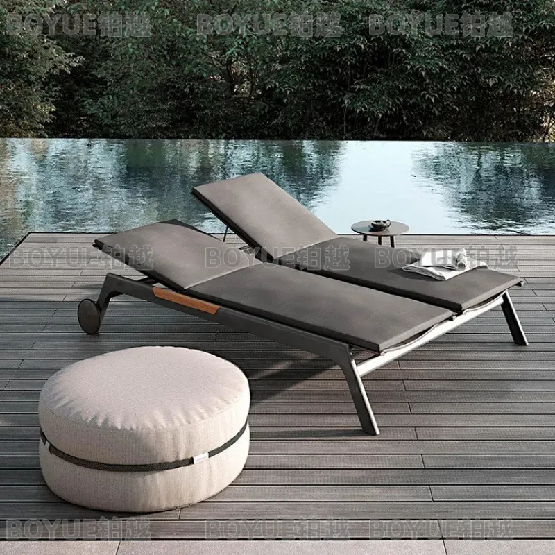 Kursi Pantai Luar Ruangan, Kur - Deck Chair Lounger ulasan dan harga