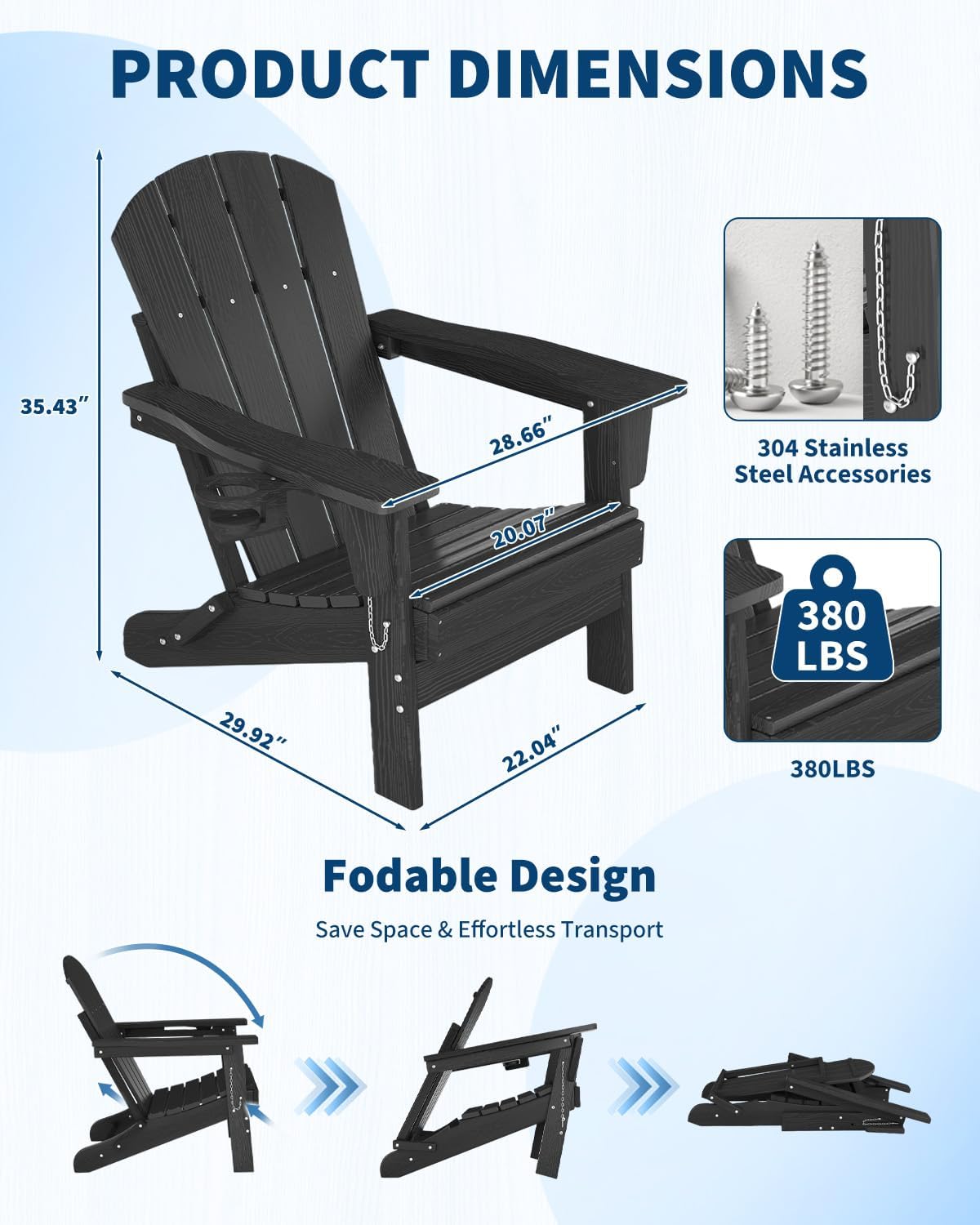 Kursi Lipat Adirondack Plastik - Deck Chair Lounger ulasan dan harga