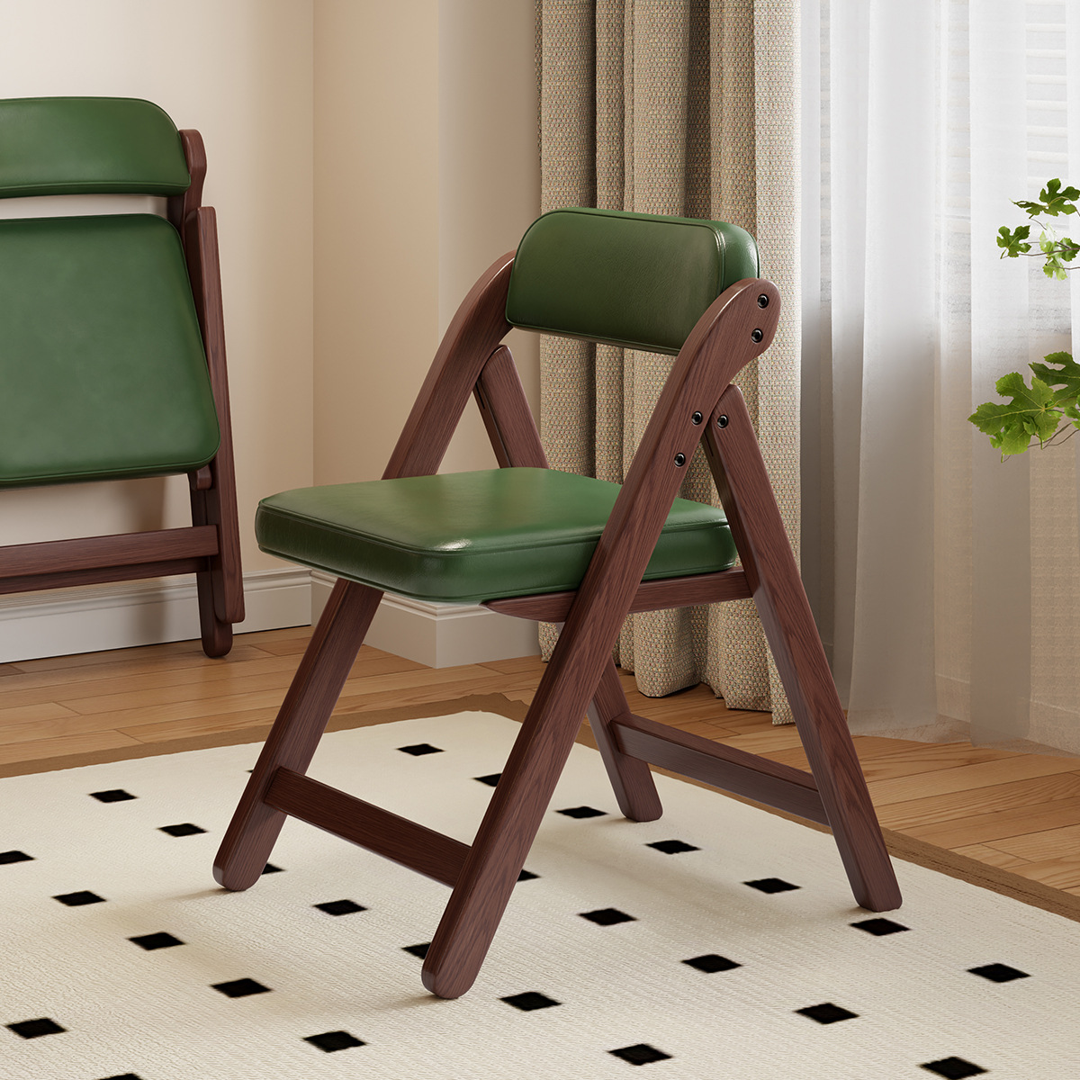 Kursi lipat kayu solid bergaya - Outdoor Furniture Ideas ulasan dan harga