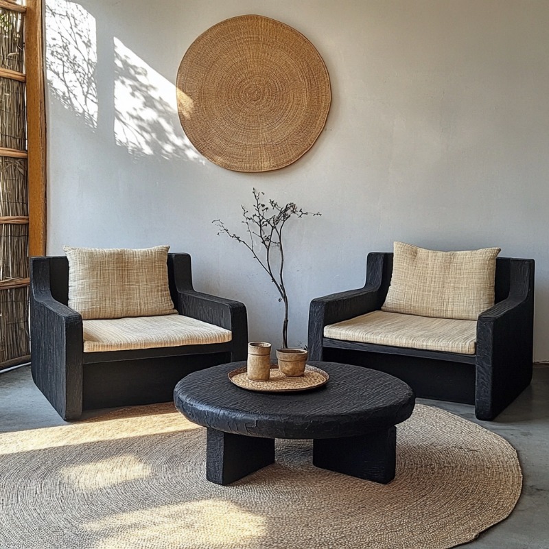 Set Furnitur Taman Retro Plast - Outdoor Furniture Upholstery ulasan dan harga