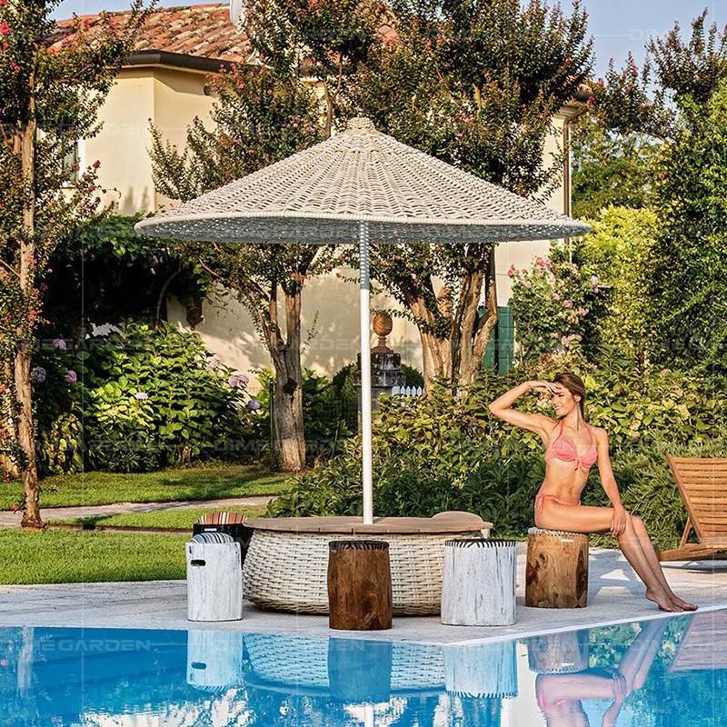Ide Payung Rotan Modern untuk  - Outdoor Furniture Ideas ulasan dan harga