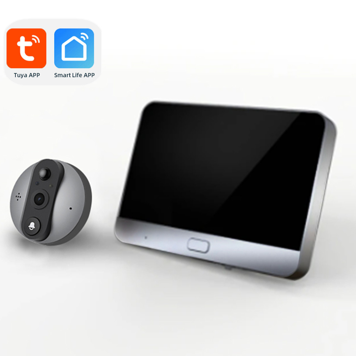 Layar IPS 4.3 Inci 2MP 1080P T - Outdoor Furniture Glider ulasan dan harga