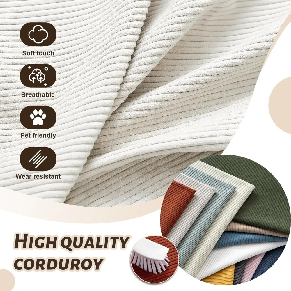 Bantal Duduk Korduroi 5cm Khus - Outdoor Furniture Upholstery ulasan dan harga