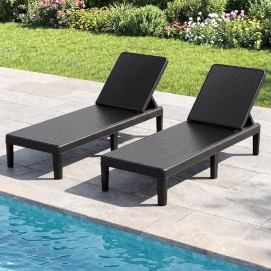 Set kursi santai luar ruangan  - Deck Chair Lounger ulasan dan harga