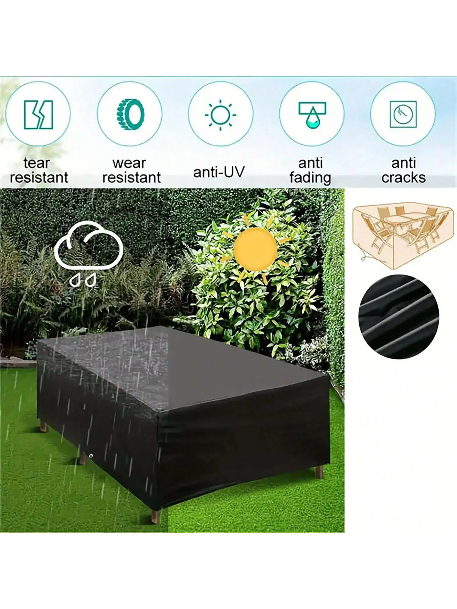 Furnitur taman teras luar ruan - Outdoor Furniture Table ulasan dan harga