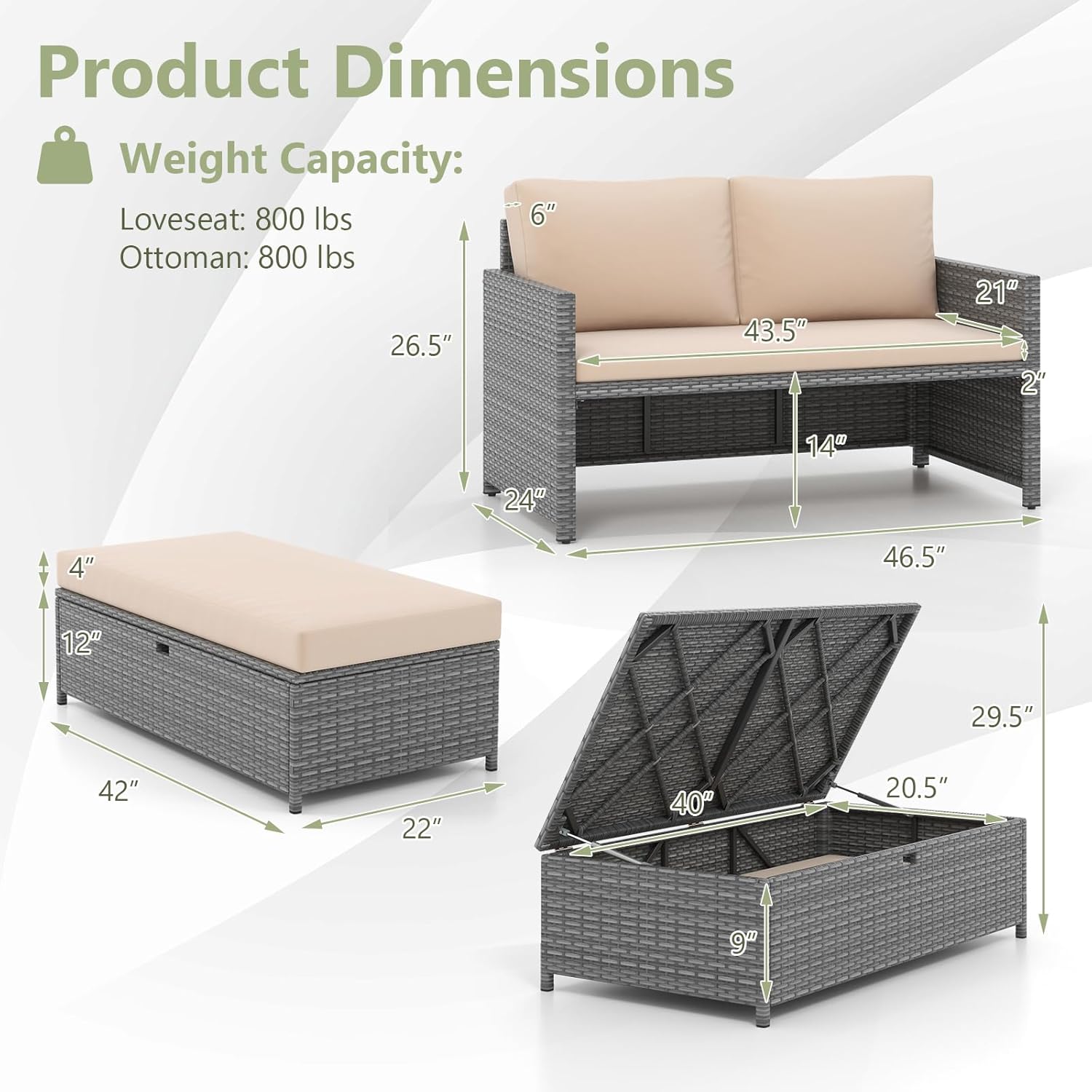 Kursi Santai Rotan untuk Teras - Outdoor Daybed Sofa ulasan dan harga