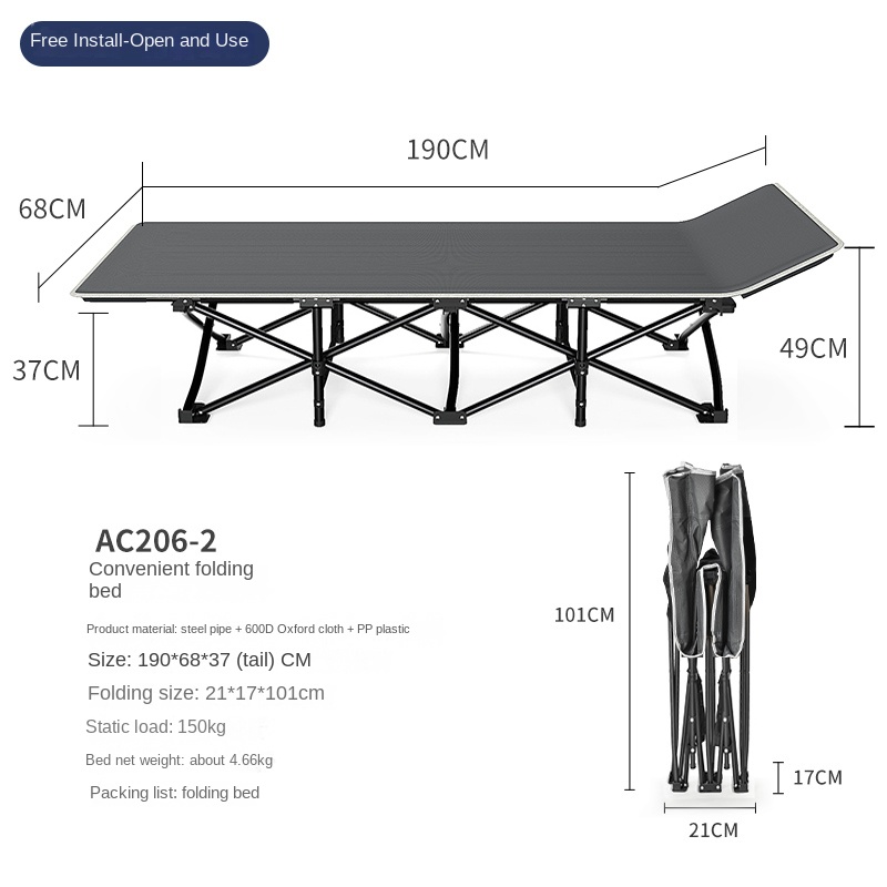 Tempat Tidur Lipat Camping Hea - Outdoor Daybed Sofa ulasan dan harga