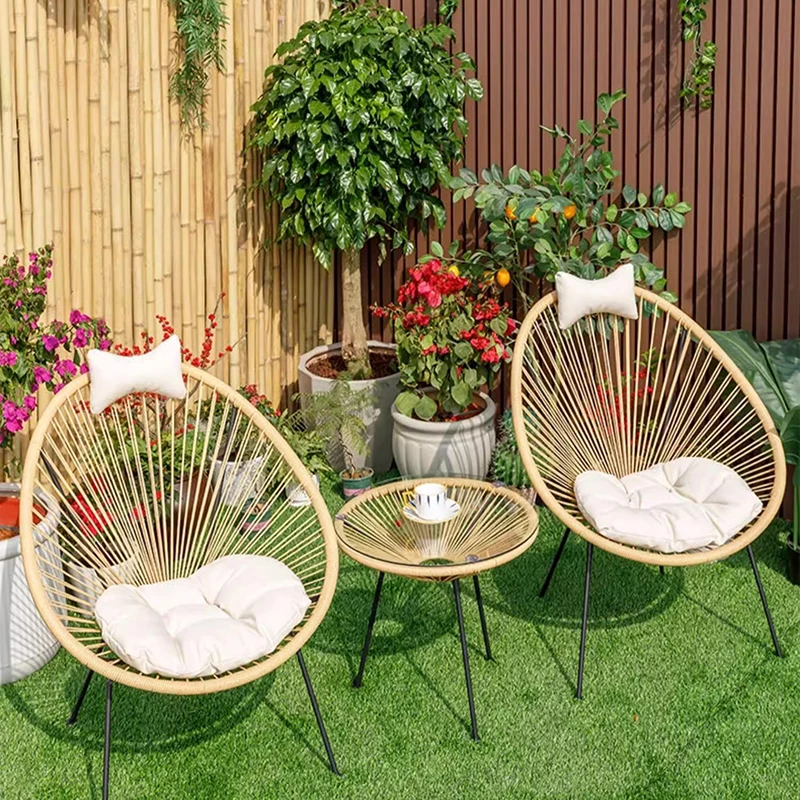 Set Furnitur Taman Rotan Retro - Outdoor Furniture Italian ulasan dan harga