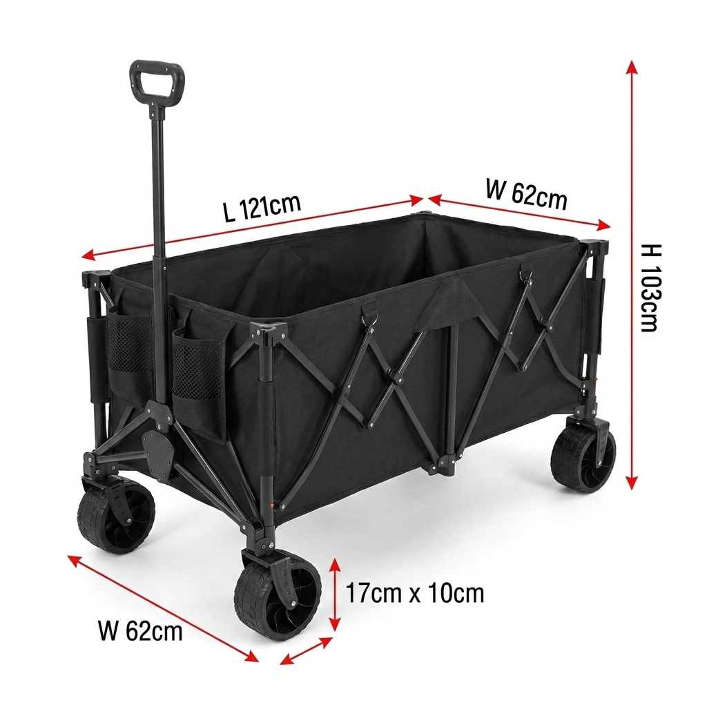 Gerobak Lipat Tugas Berat Khus - Outdoor Furniture Table ulasan dan harga