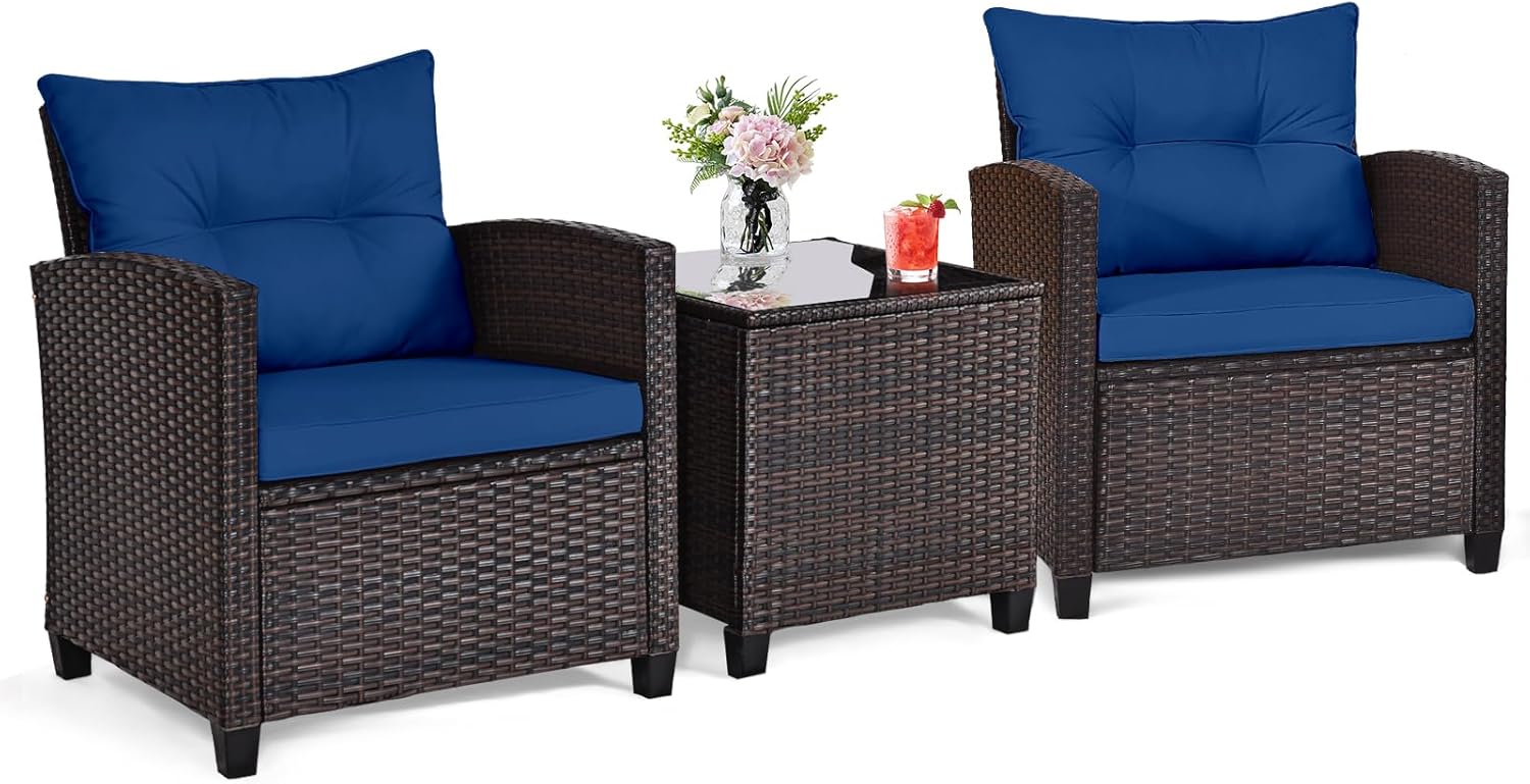 Set bistro luar ruangan 3 bagi - Outdoor Furniture Table ulasan dan harga