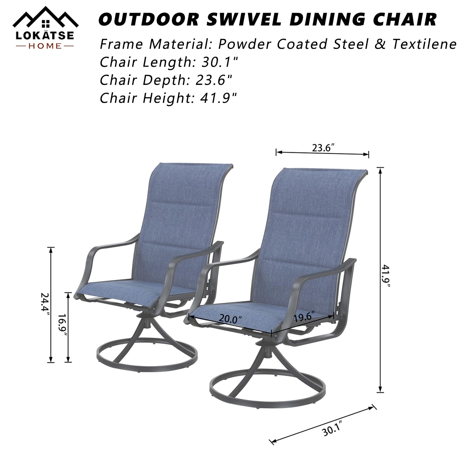 Set Kursi Makan Teras Putar Lu - Deck Chair Lounger ulasan dan harga