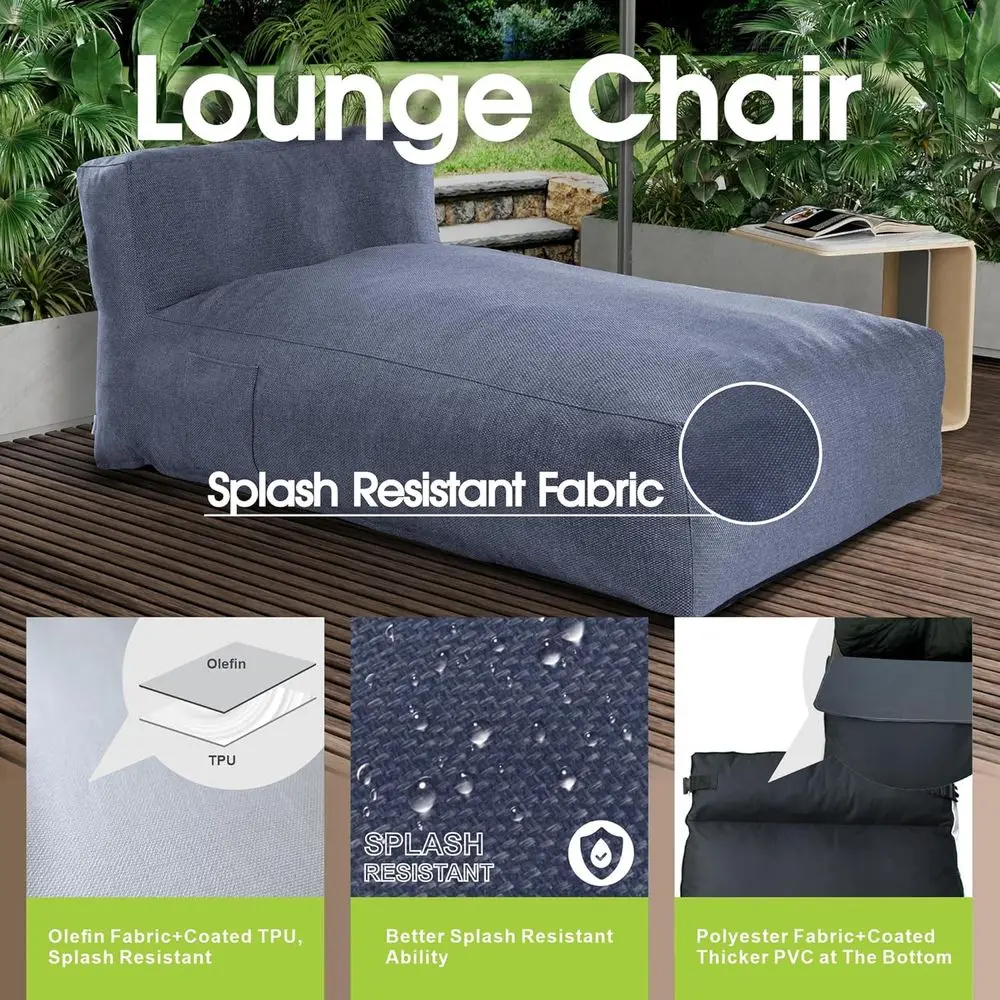 Kursi Santai Bean Bag Tahan Ai - Outdoor Daybed Sofa ulasan dan harga
